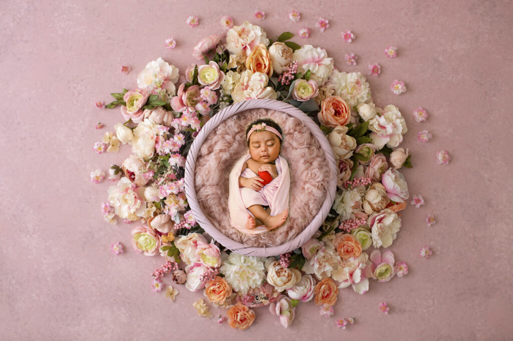 Newborn Floral Setup Digital