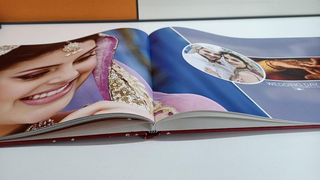 Layflat album example