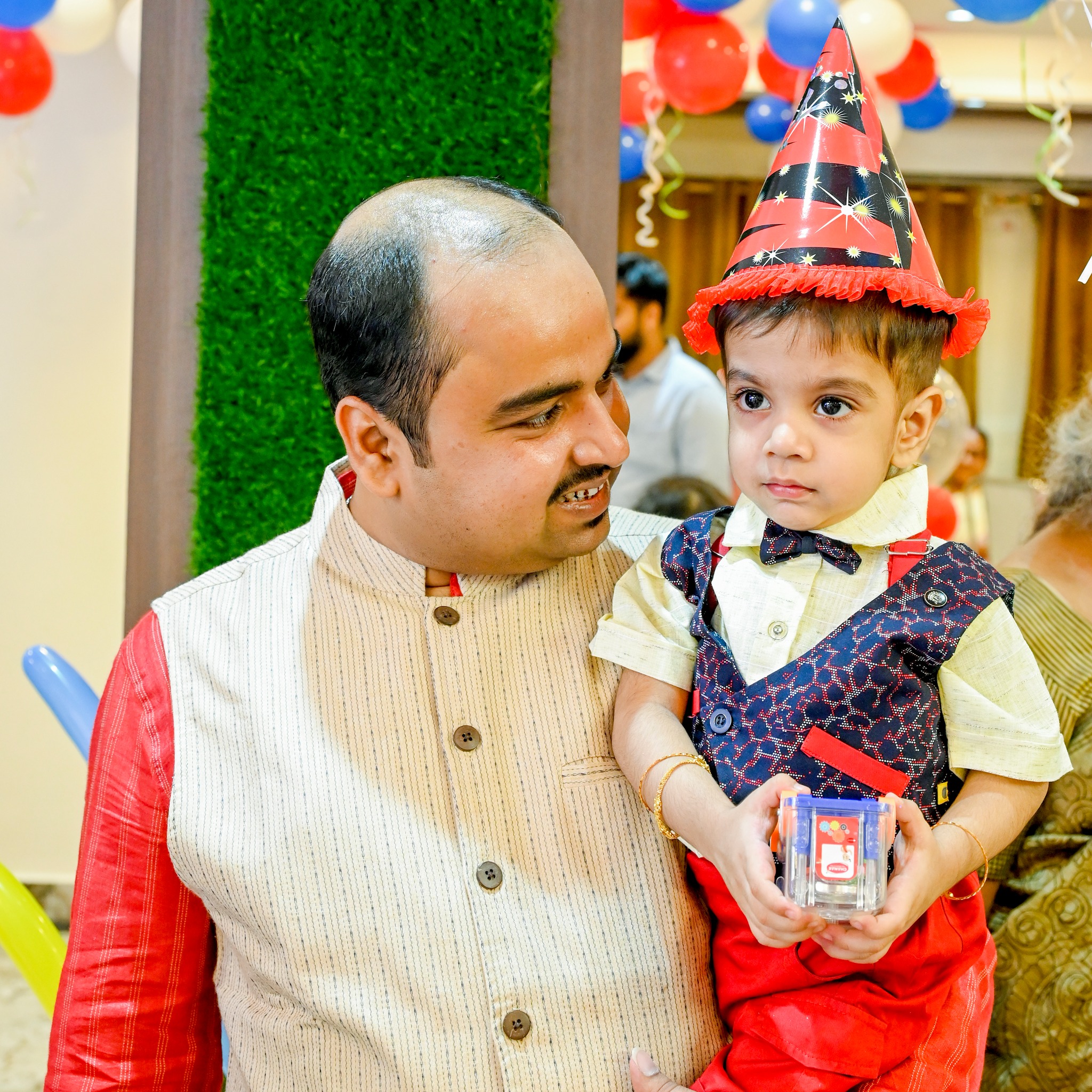 Dad and Baby Moment