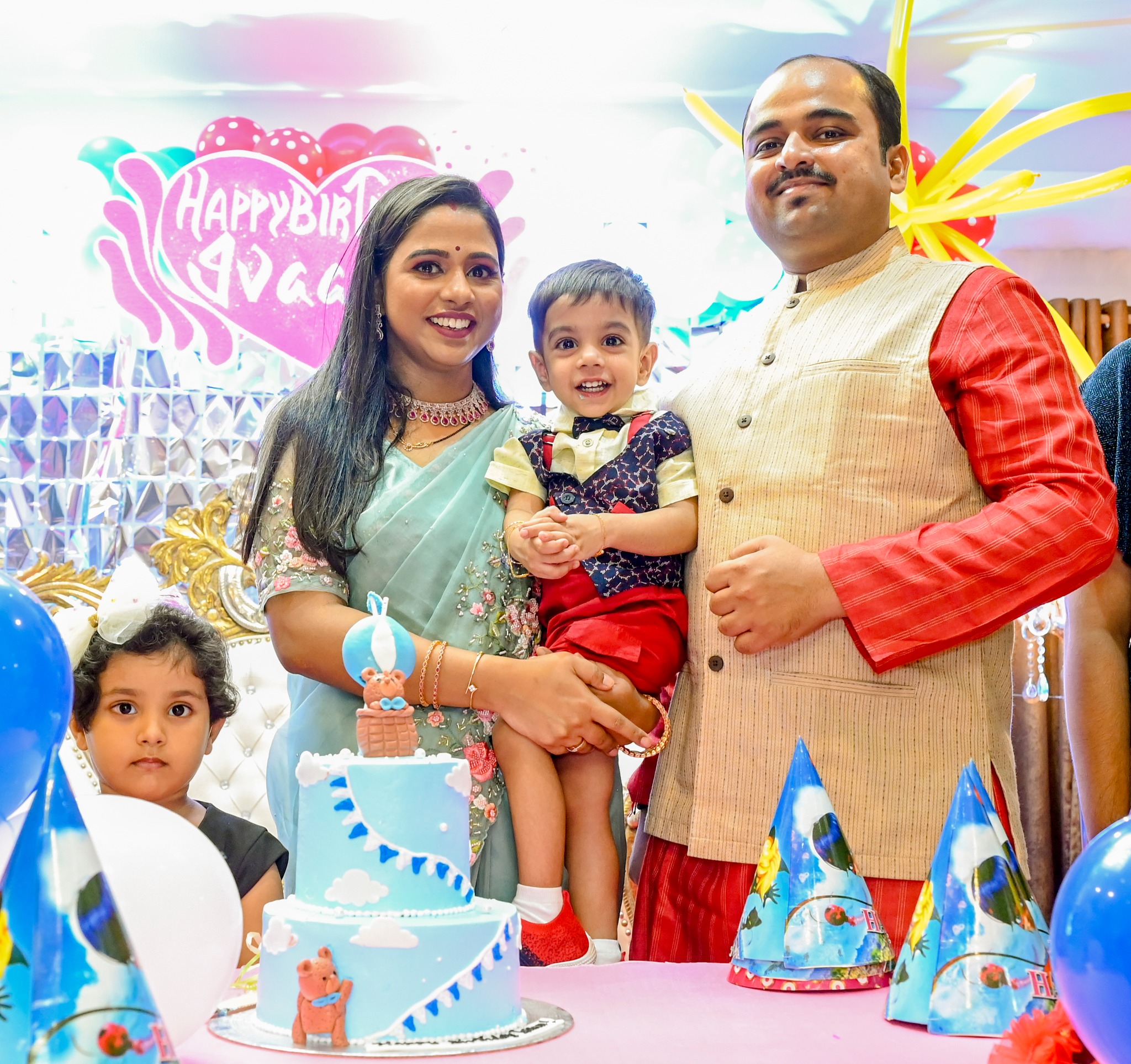 Second year birthday photo