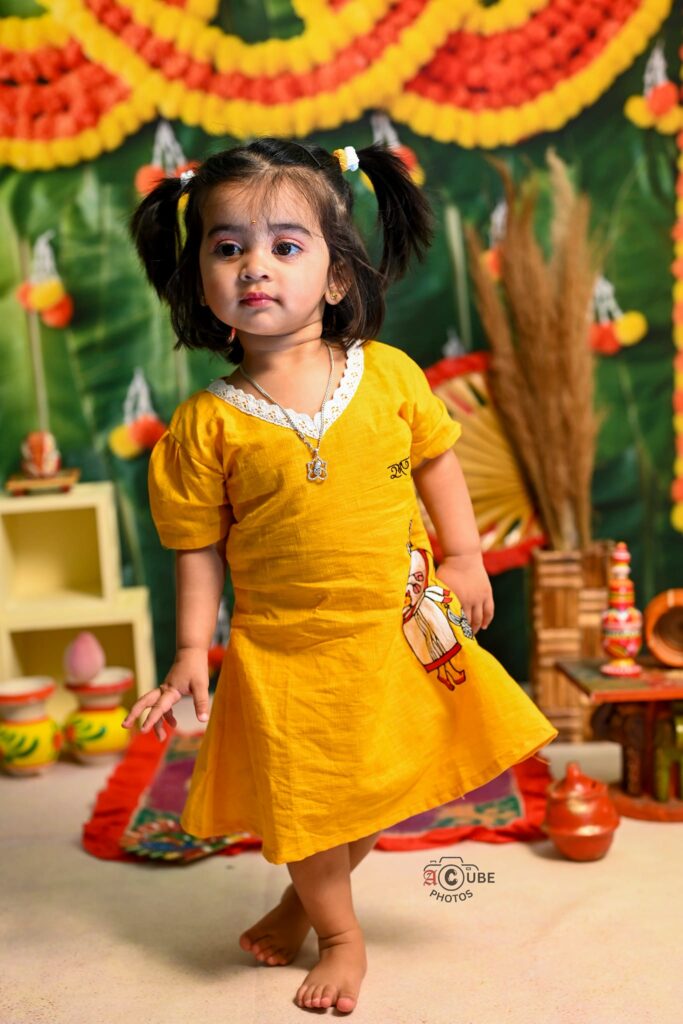 poila boisakh baby pose idea