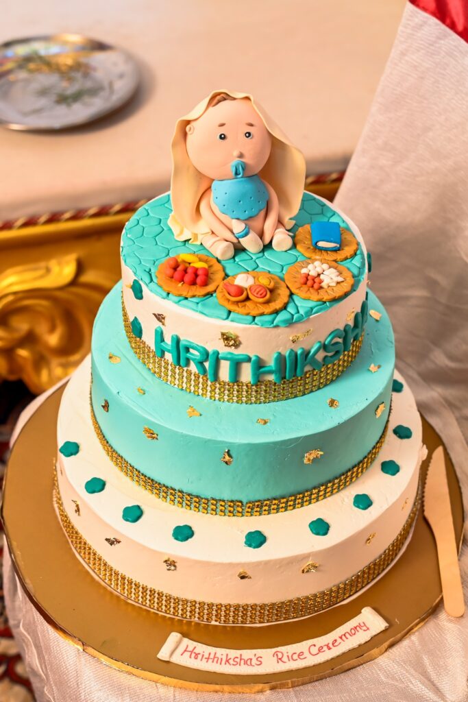 Rice ceremony cake