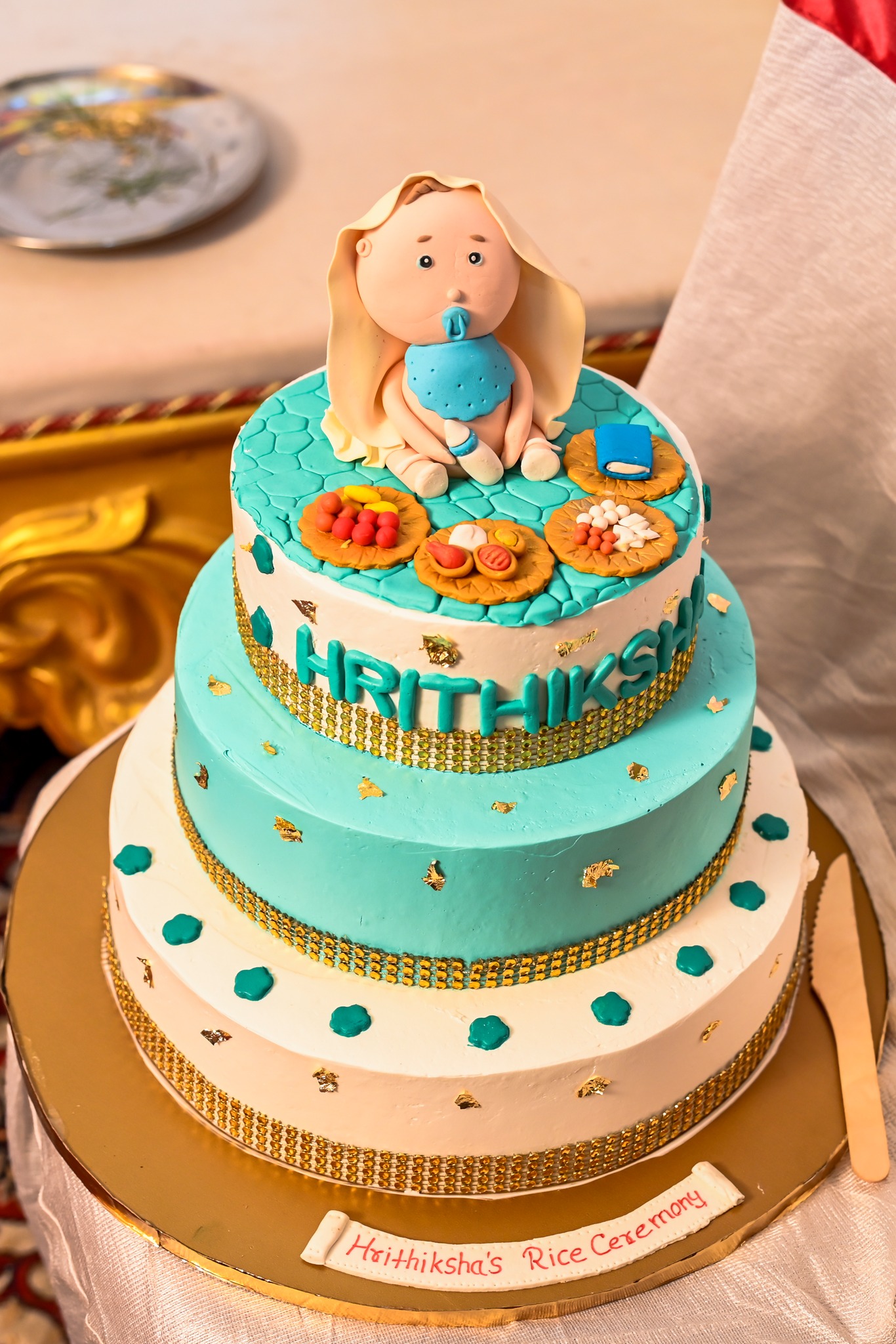 Rice ceremony cake