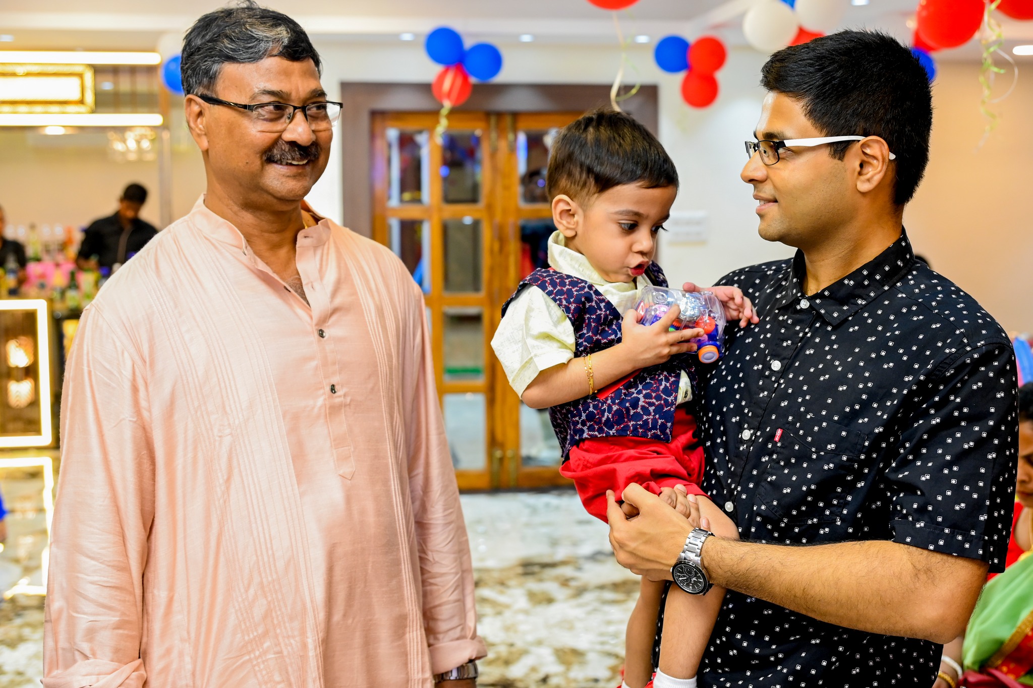 Family get together moment
