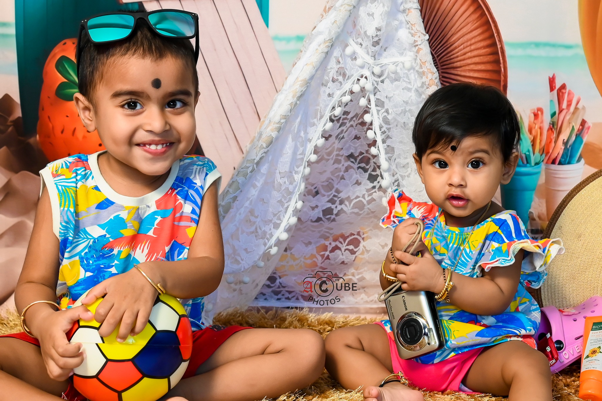 sibling beach photography