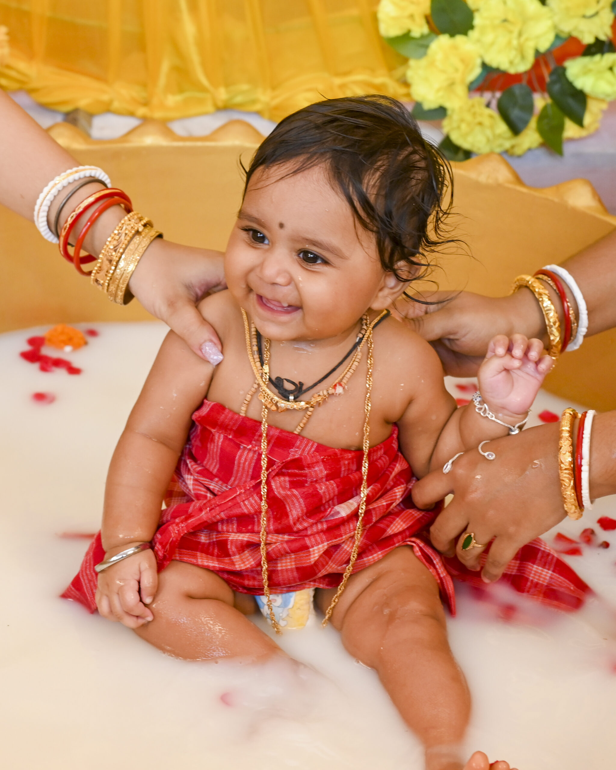 very happy baby