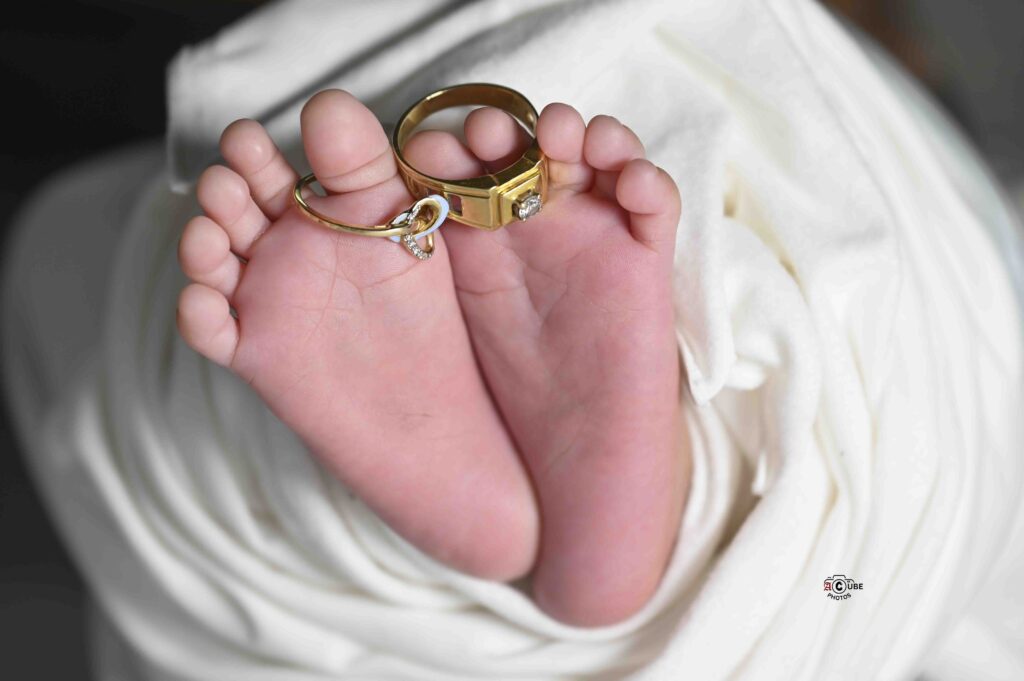 Newborn Ring Photograph Close Up
