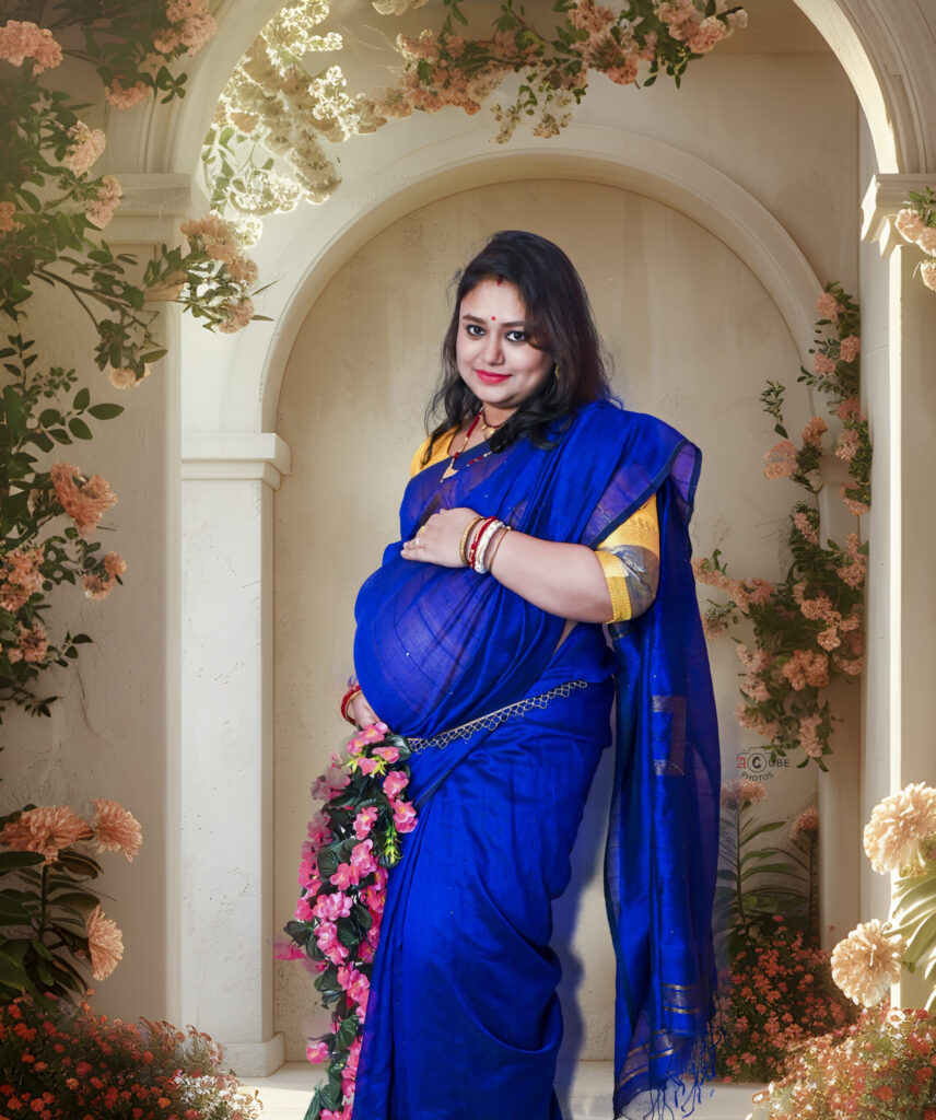 Maternity digital backdrop photoshoot