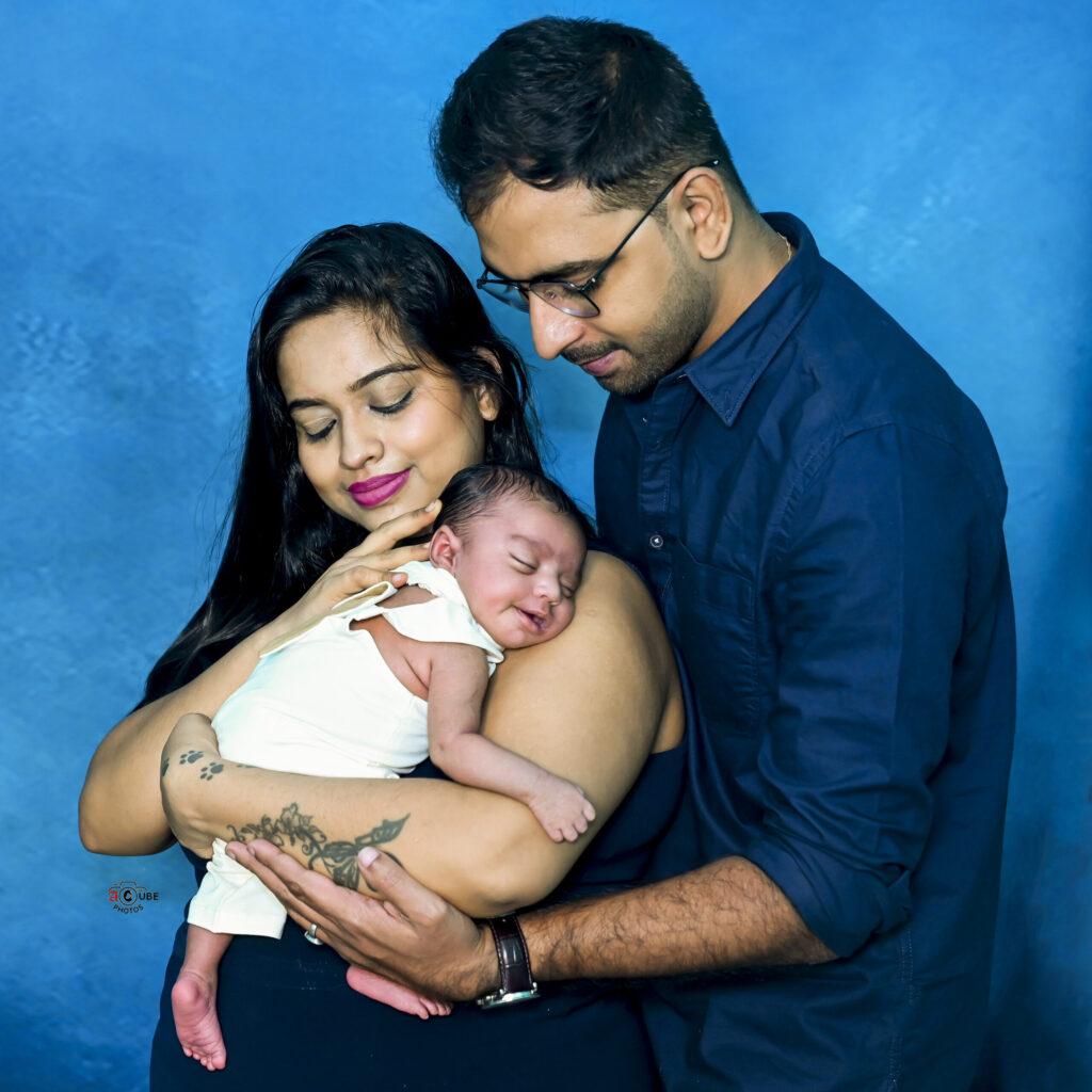 Newborn Family Photograph