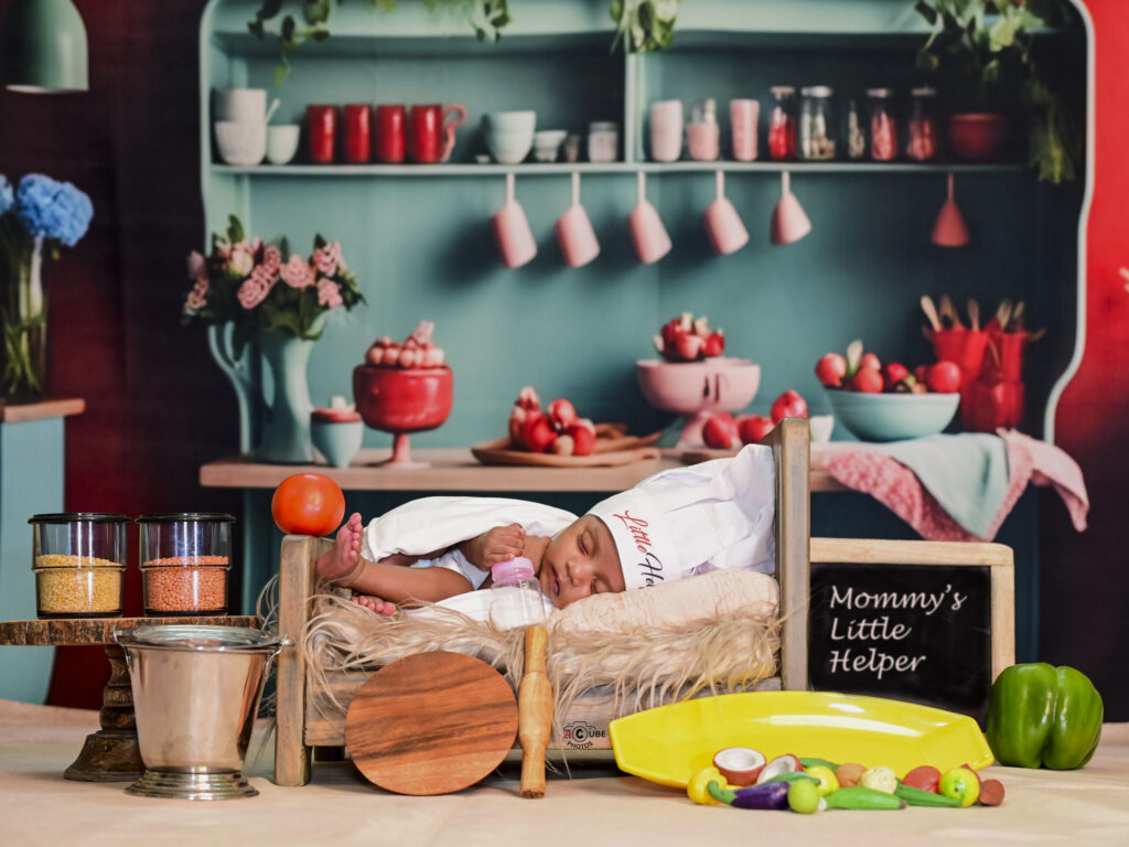 Newborn kitchen chef theme