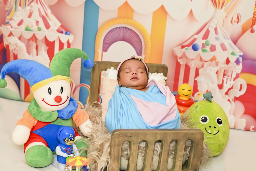Newborn in Fair Setup