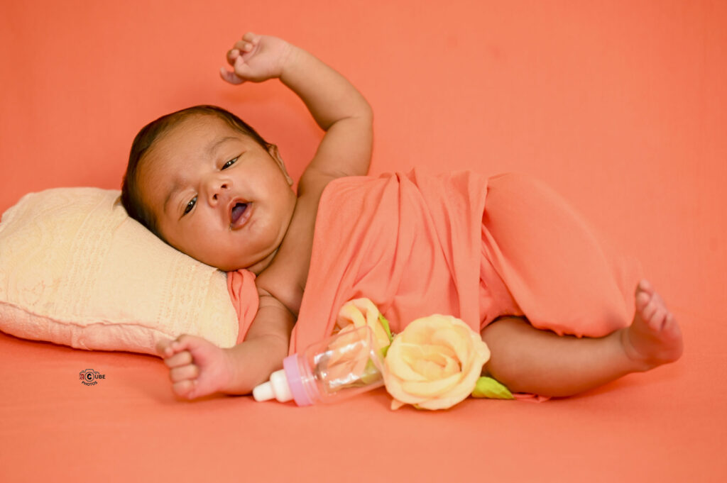 Newborn in Joyful Mood