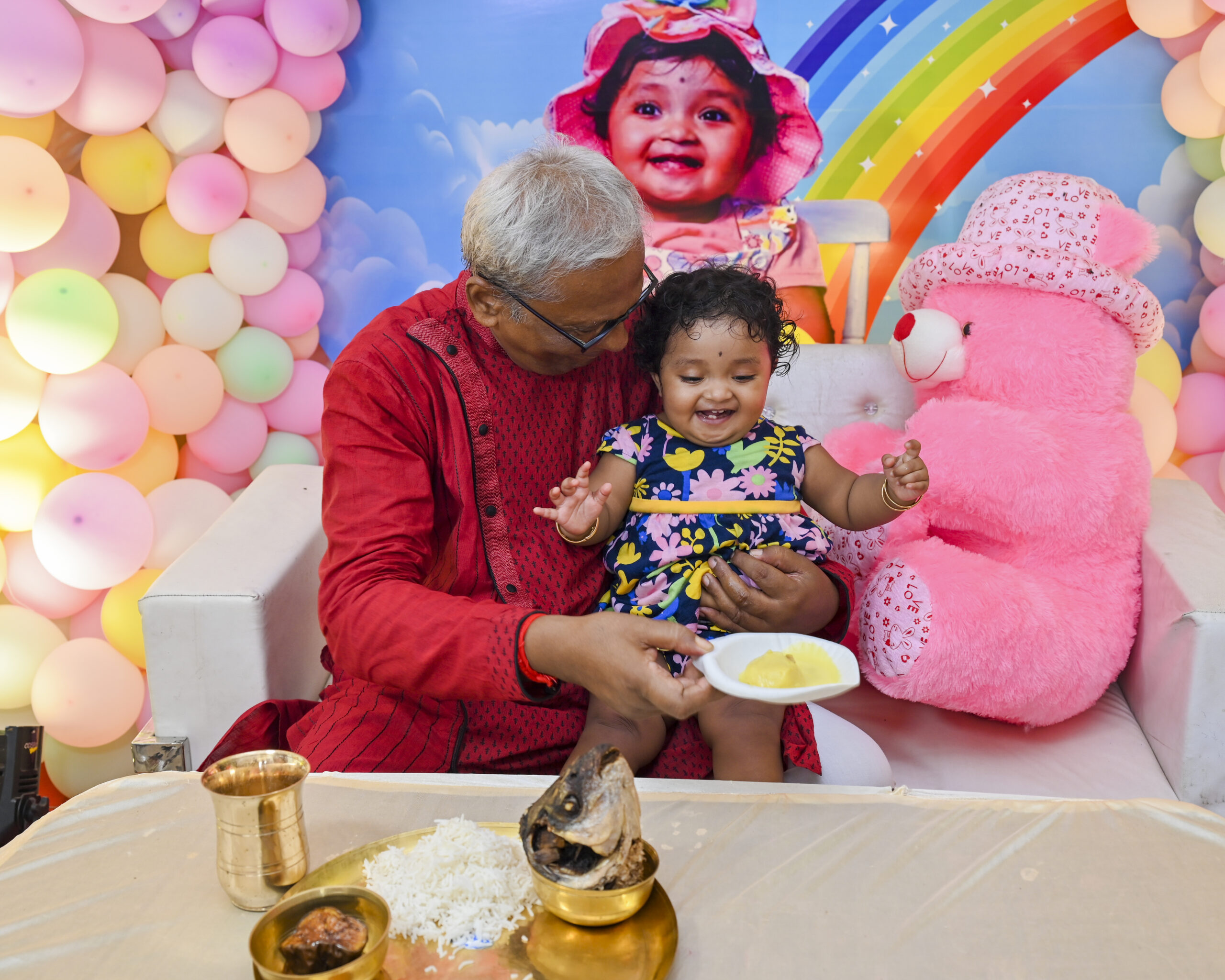 First birthday rice 