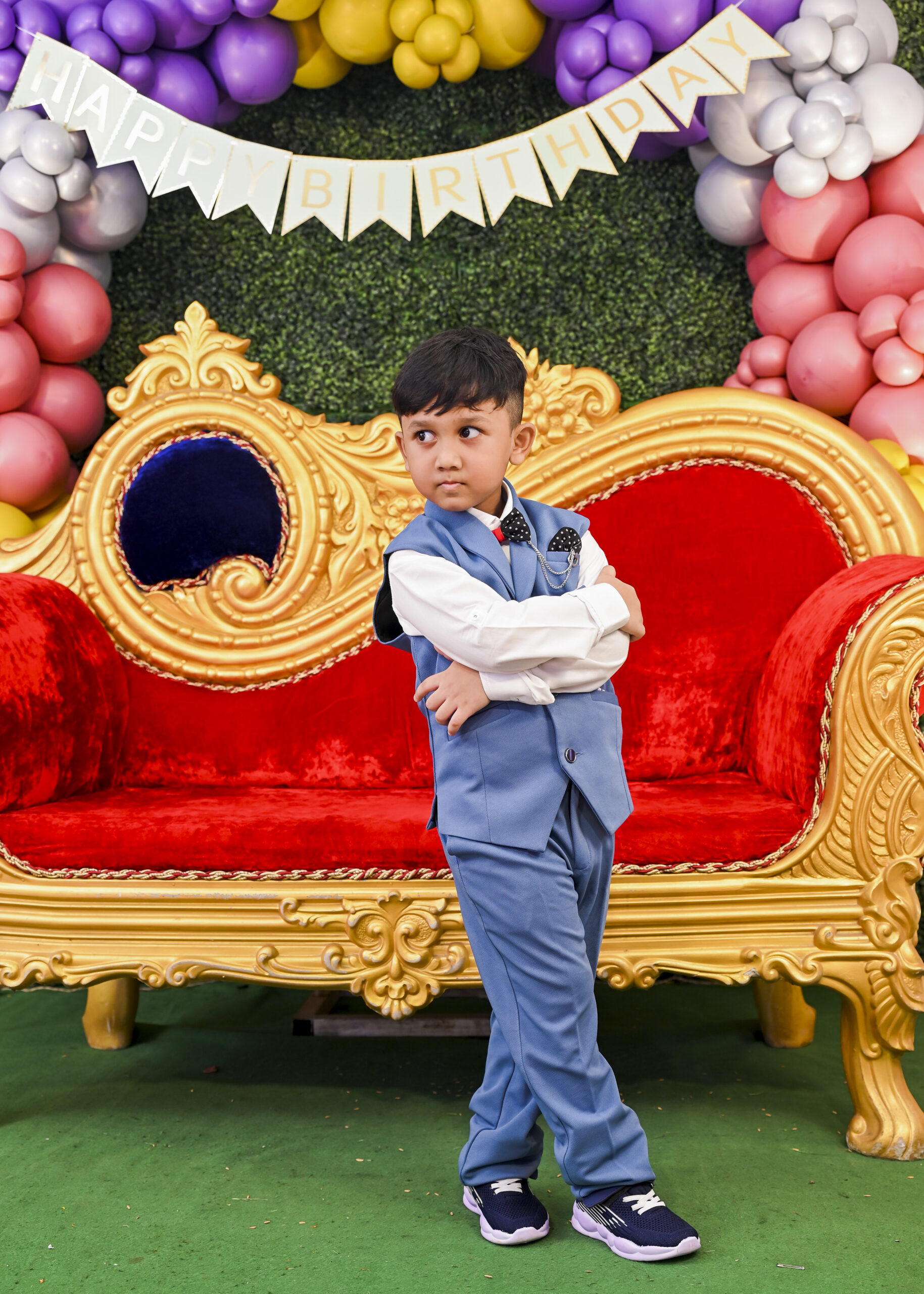 Baby boy style pose 