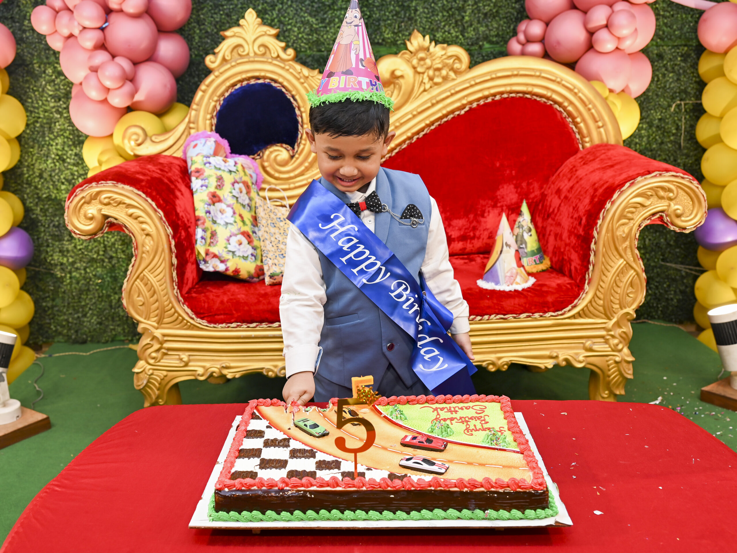 Cake ceremony birthday