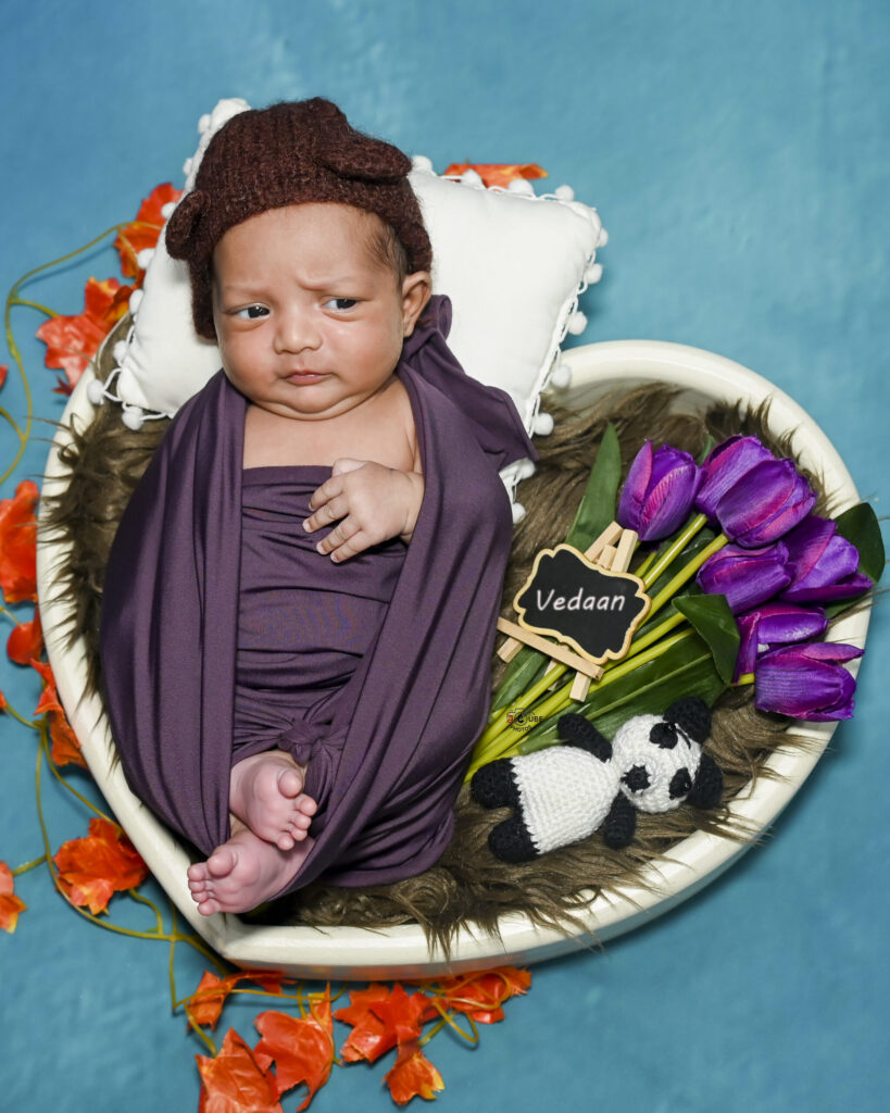 Newborn in tantrum