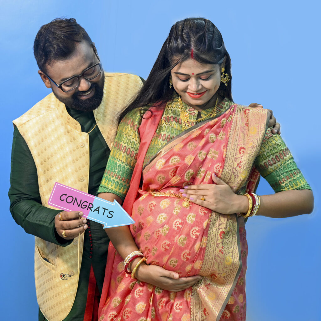 maternity congratulations photoshoot idea
