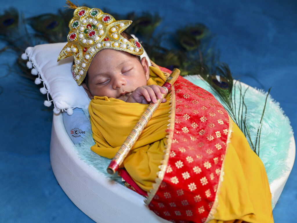 Newborn in Krishna Setup