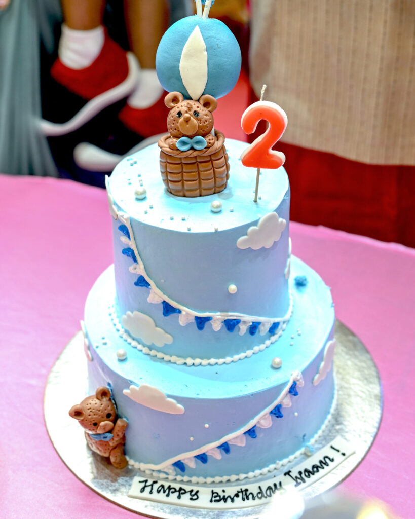Second Year Birthday cake