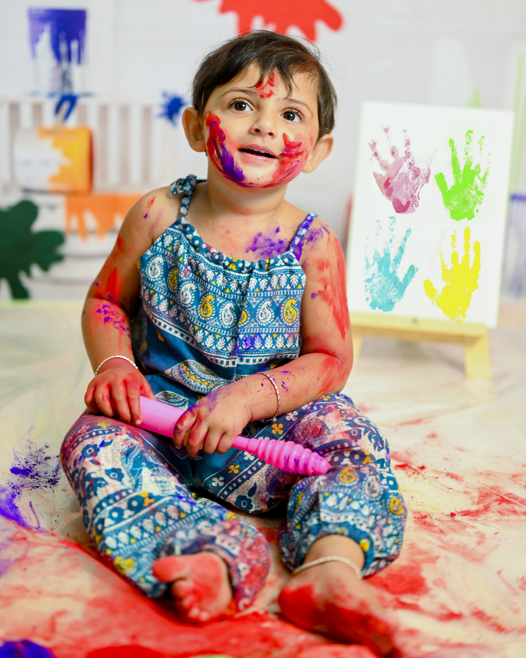 holi theme photography