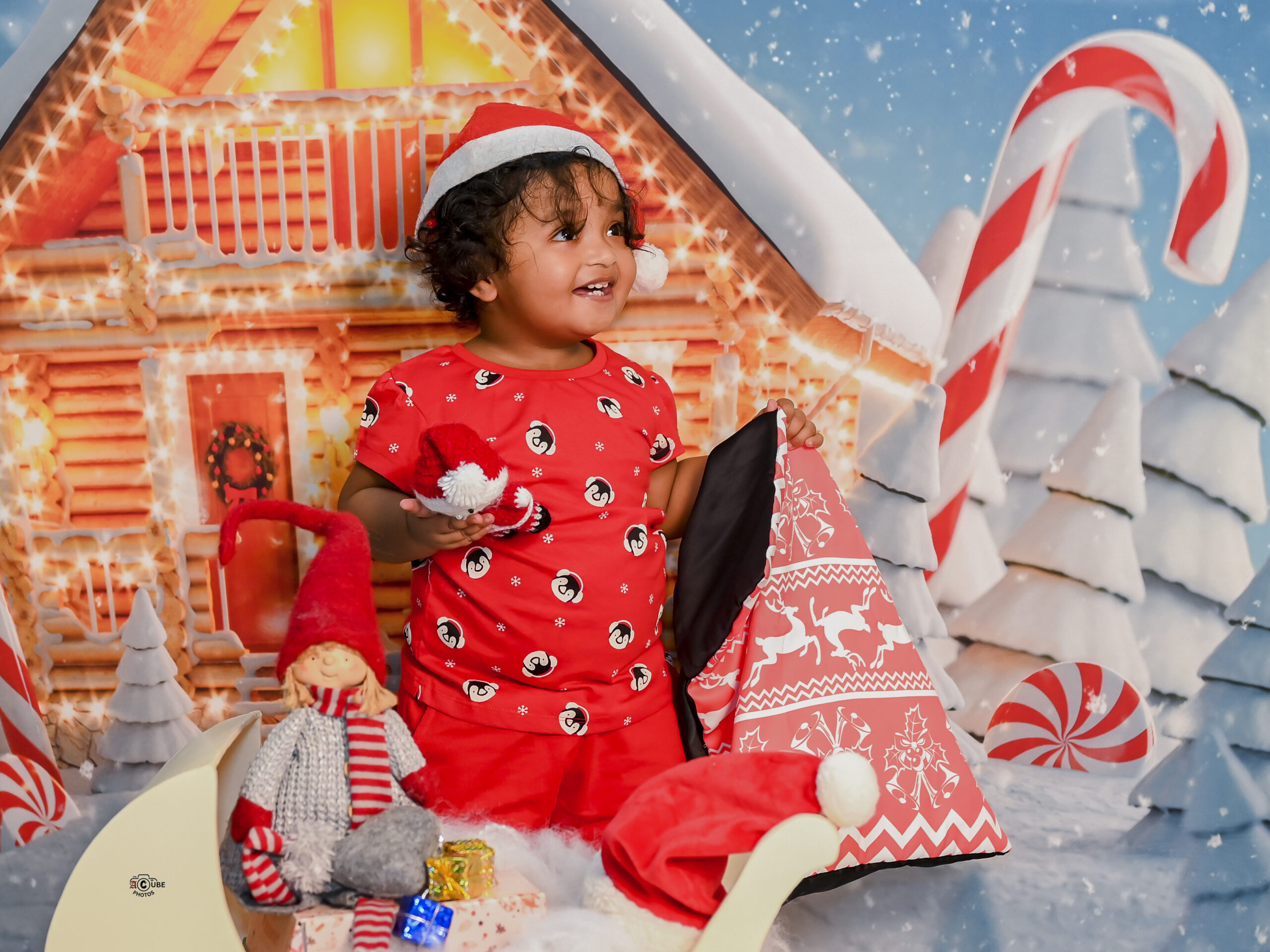 winter wonderland red dress