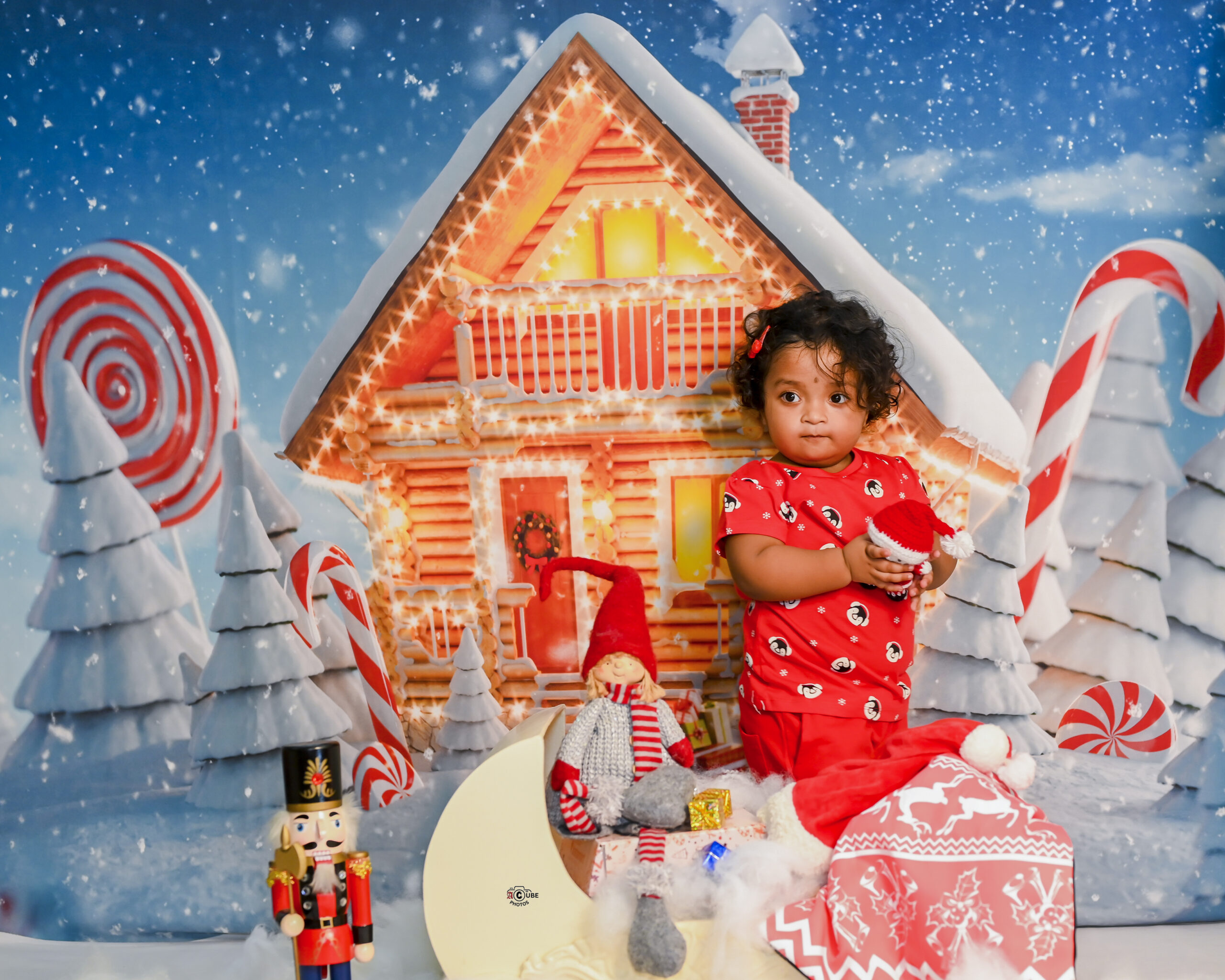 winter wonderland unique pose idea