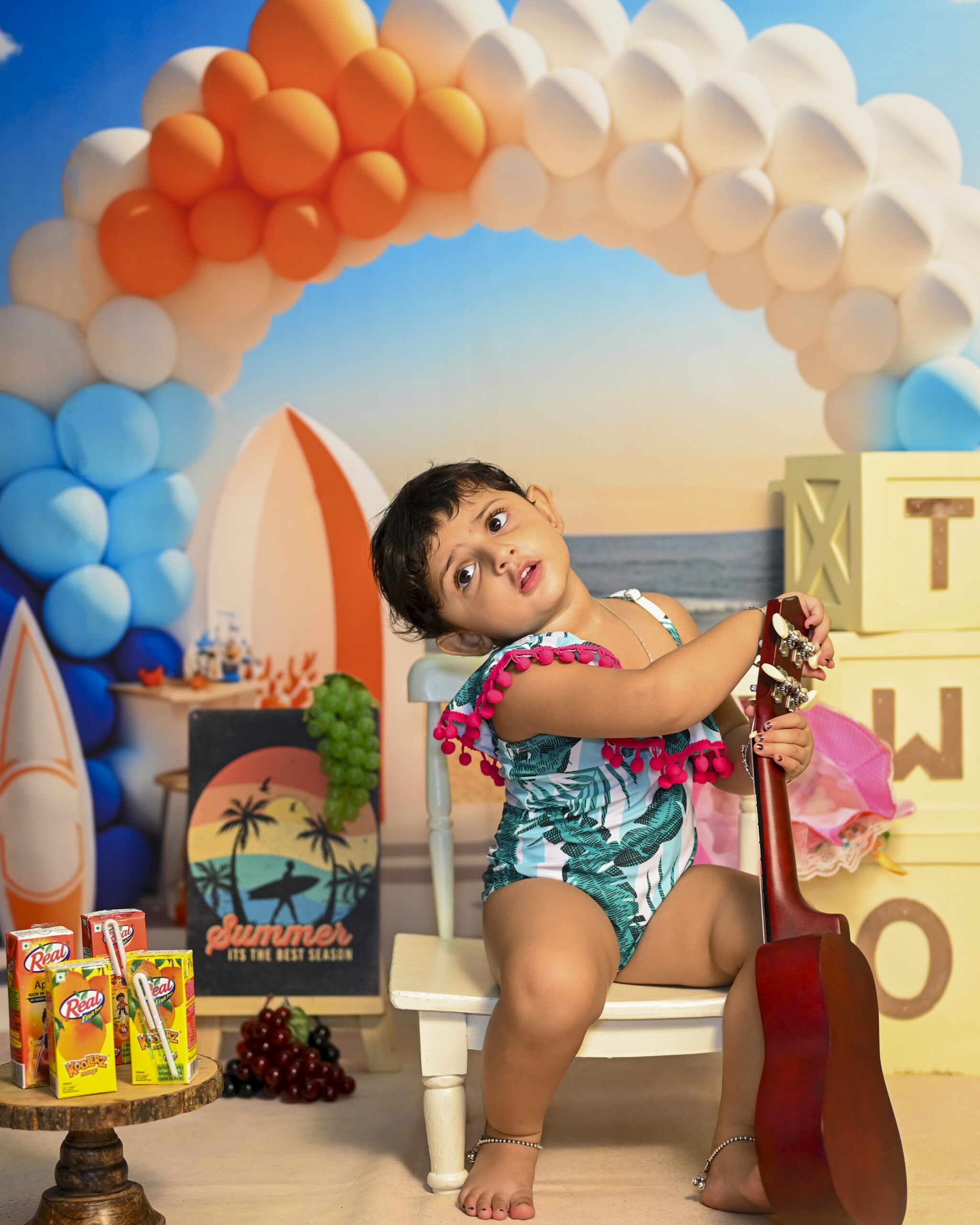 beach carnival theme shoot second birthday