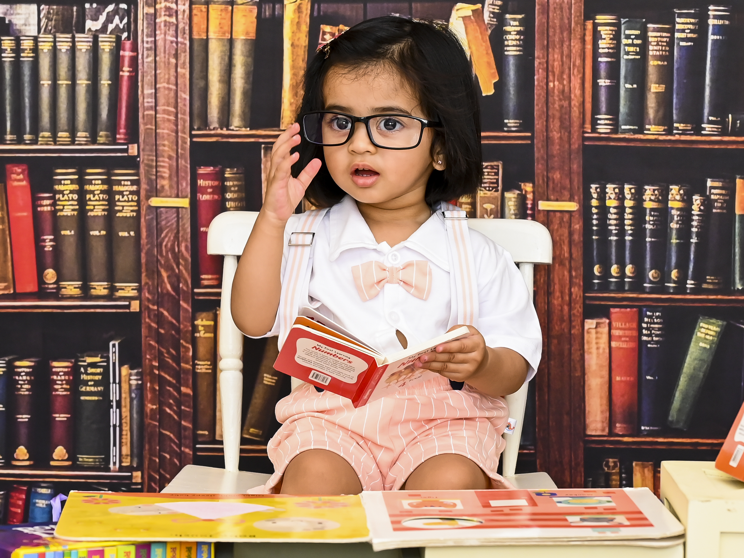 two year baby bookworm baby