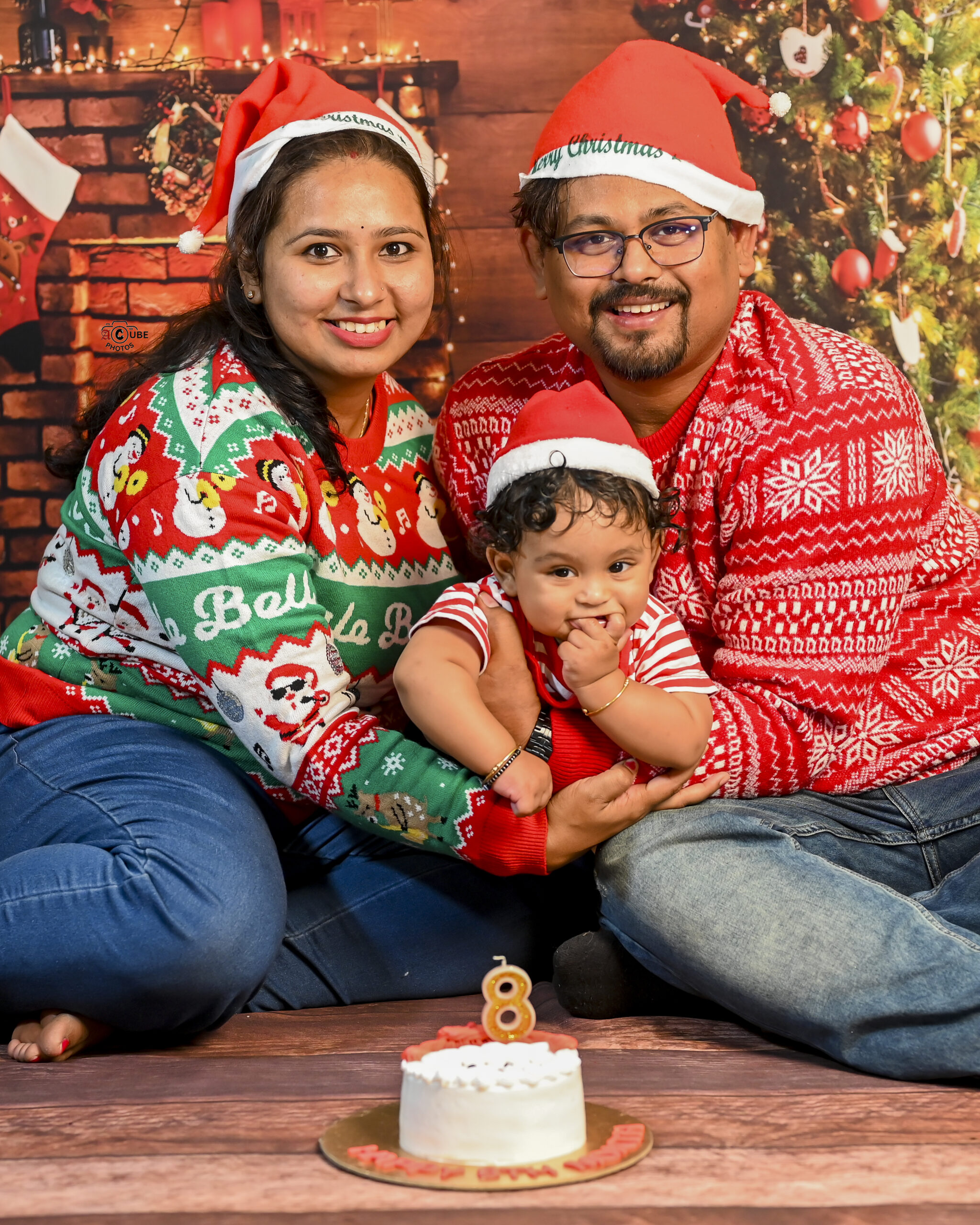 christmas family photograph