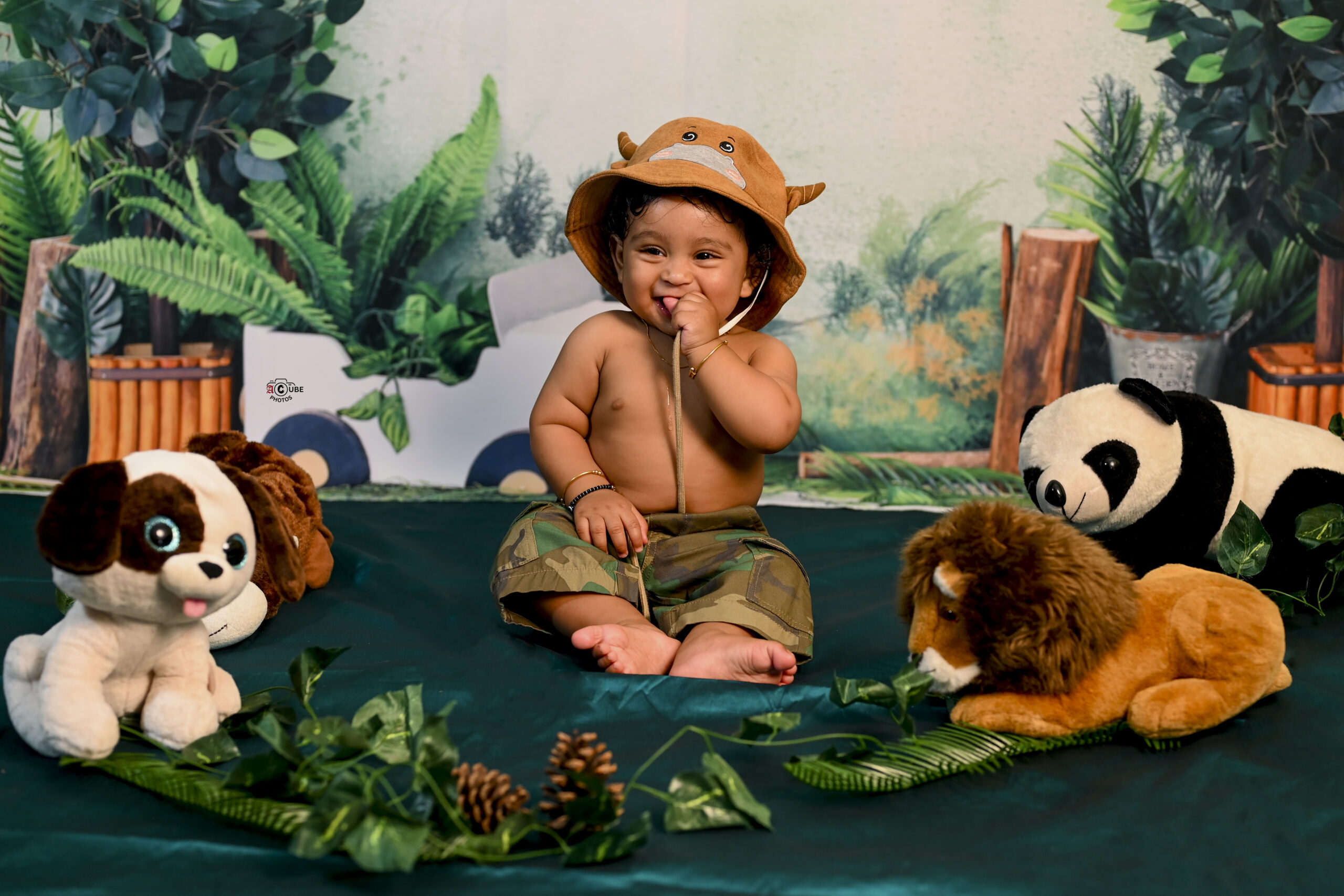 baby boy jungle wild