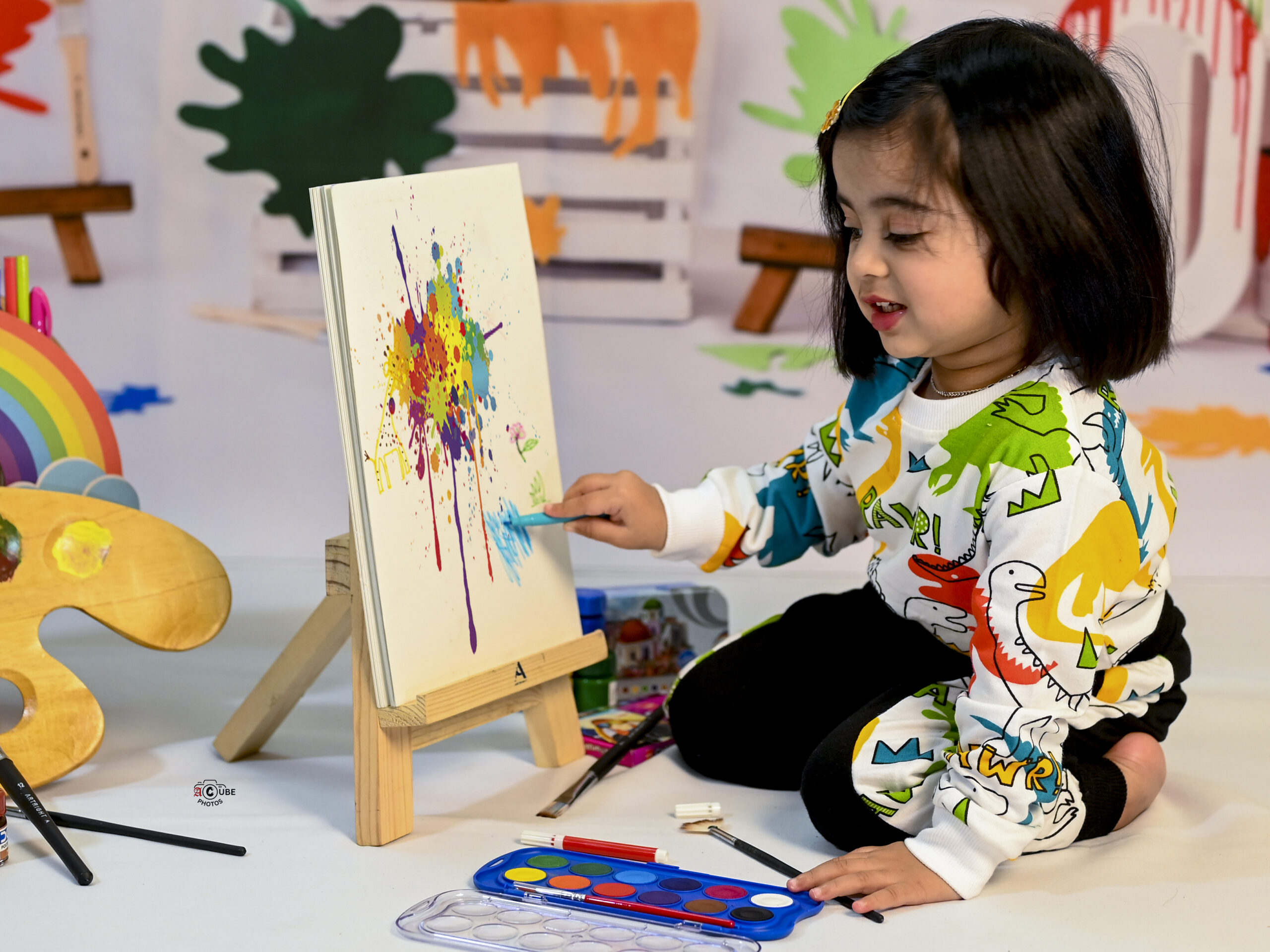 palette of joy two year painting