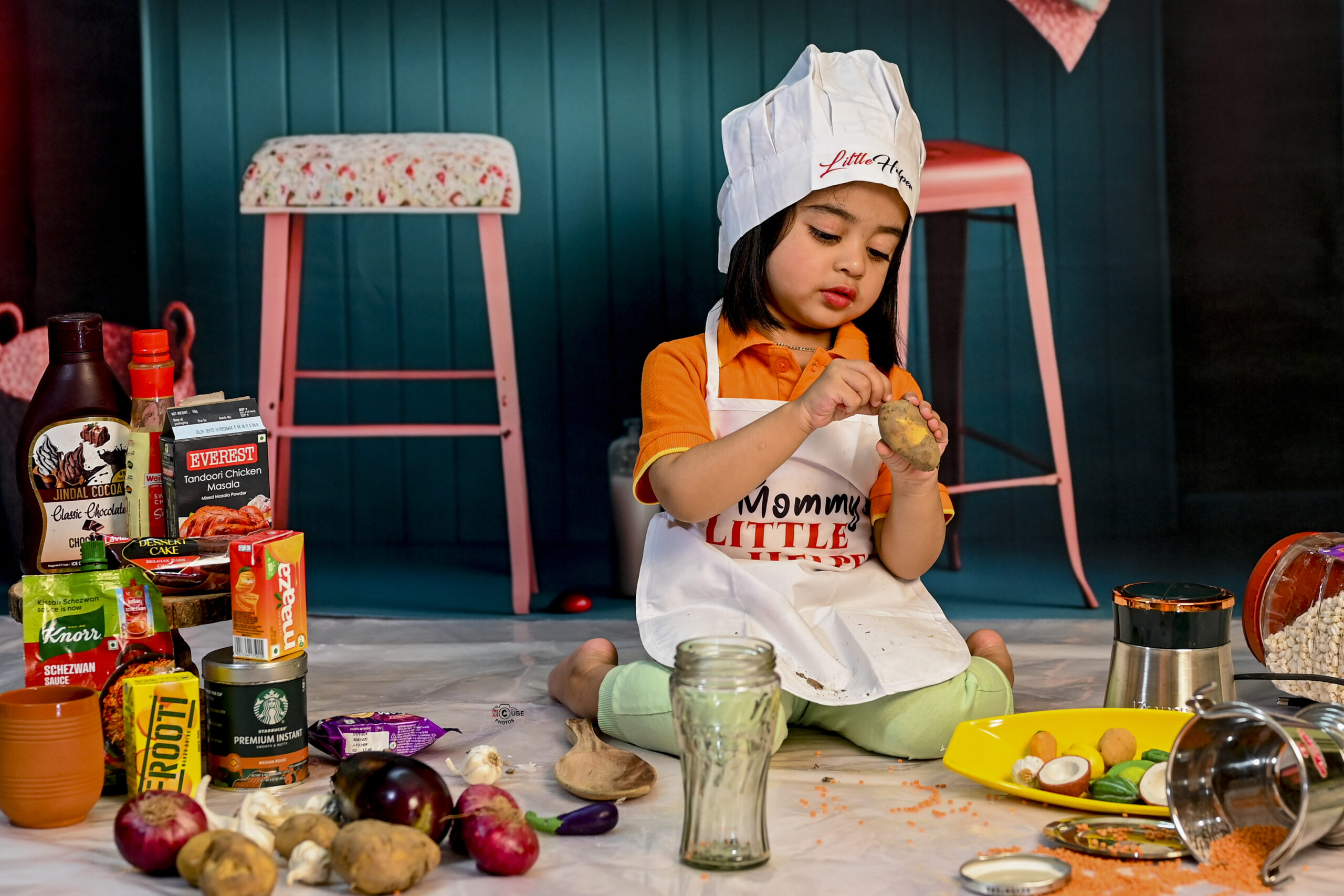 little chef peeling