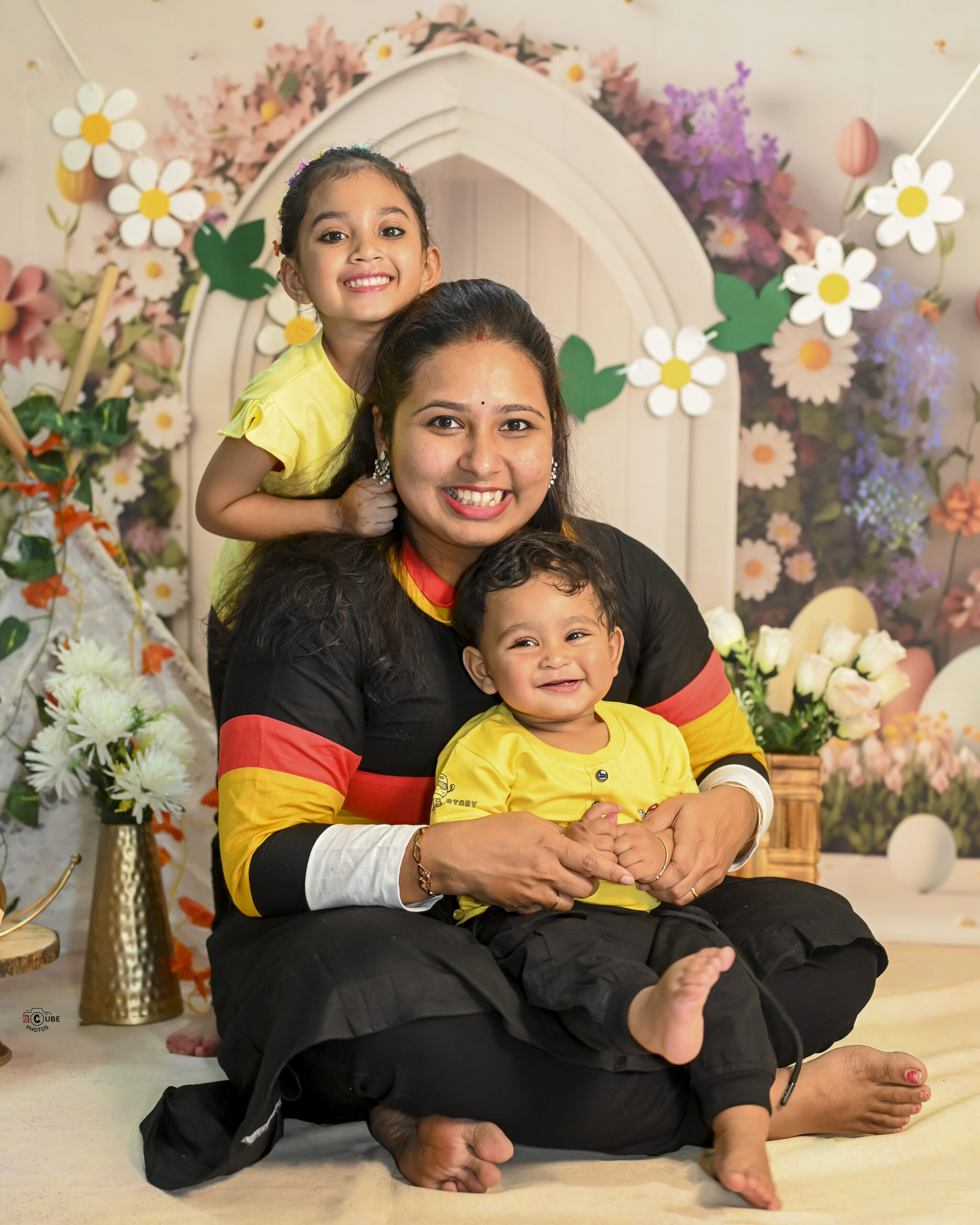 family photoshoot garden delight