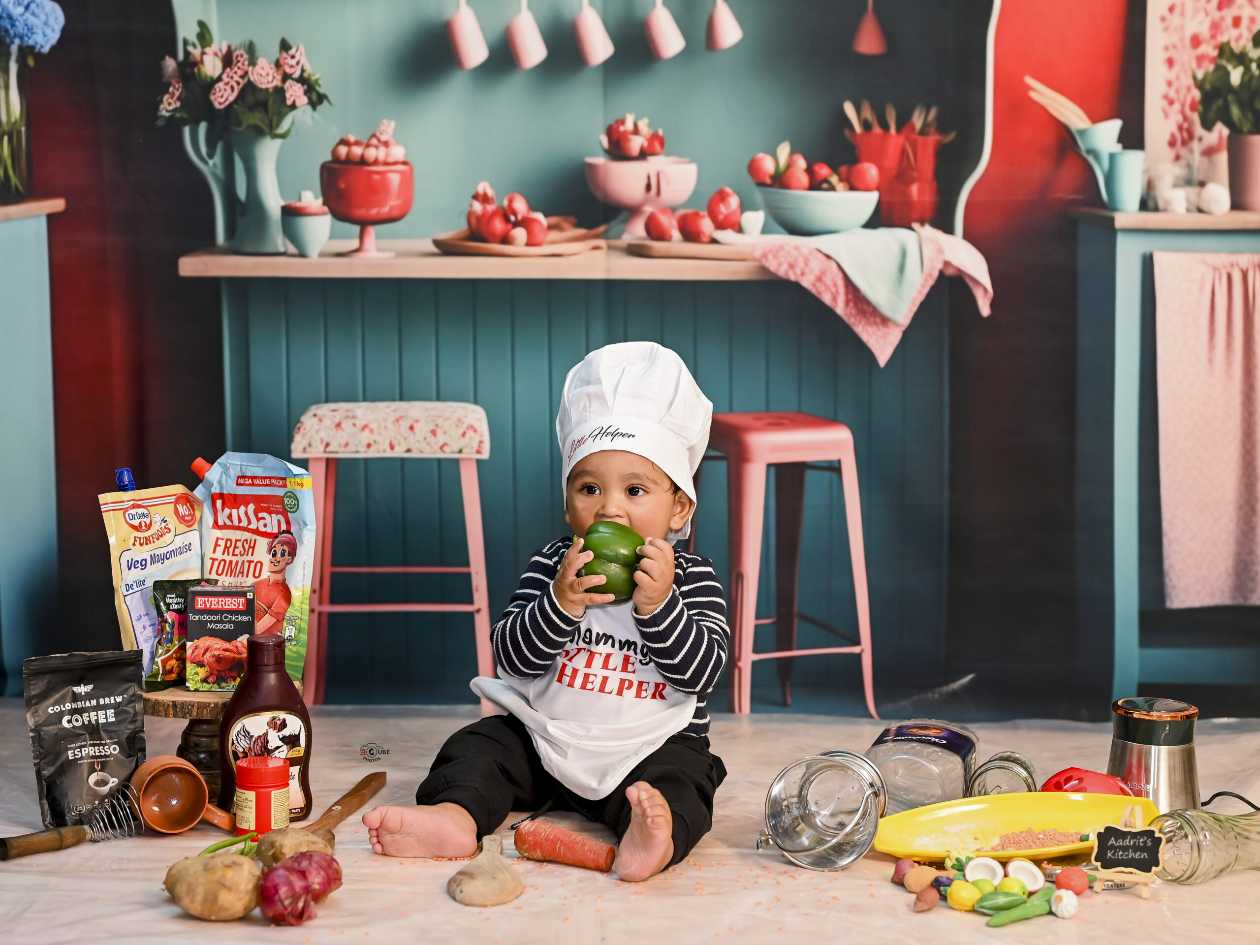 little chef eating