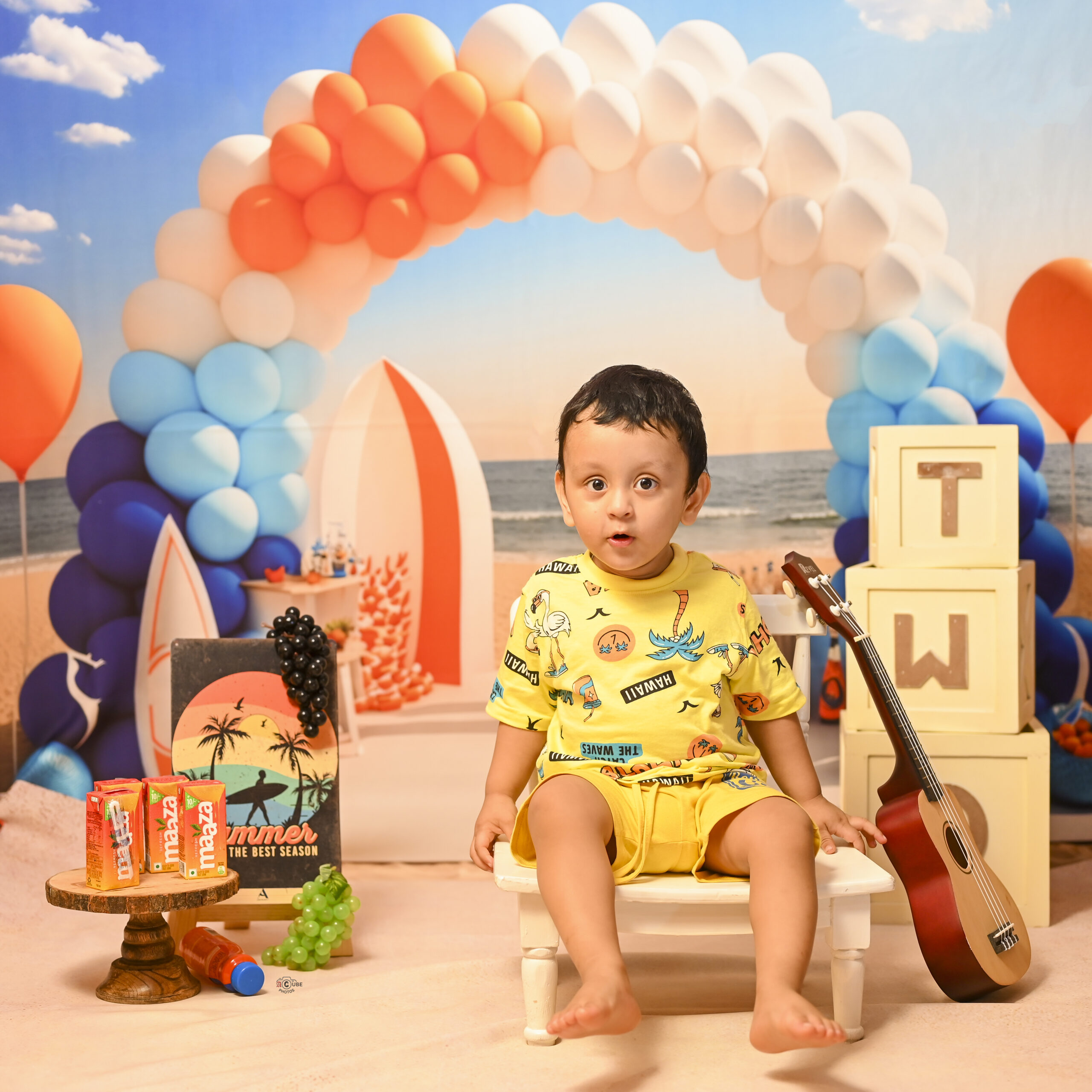second pre birthday beach carnival shoot