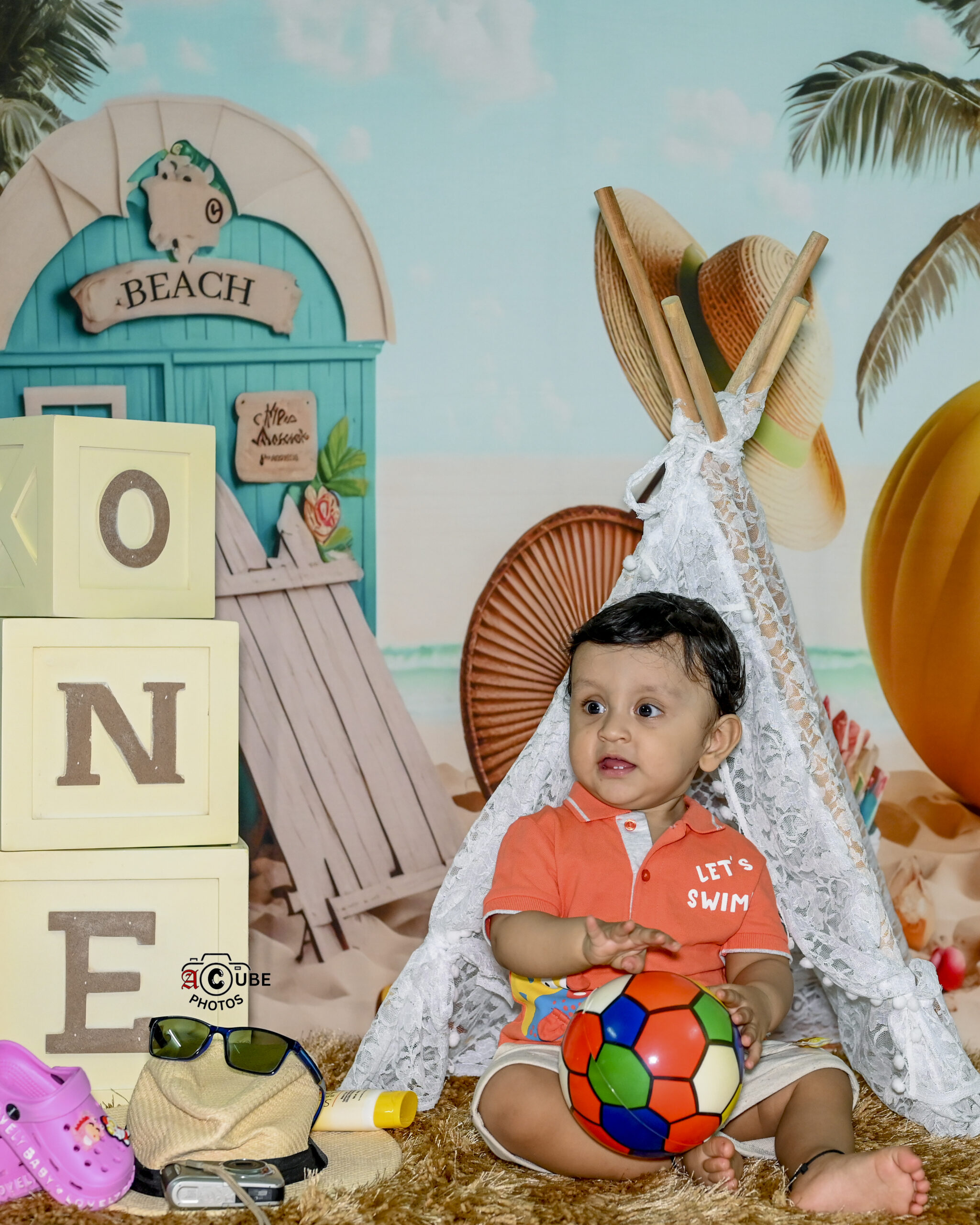 beach bum birthday photoshoot