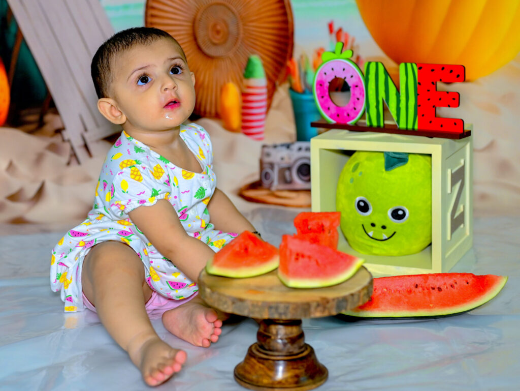one in a melon photoshoot