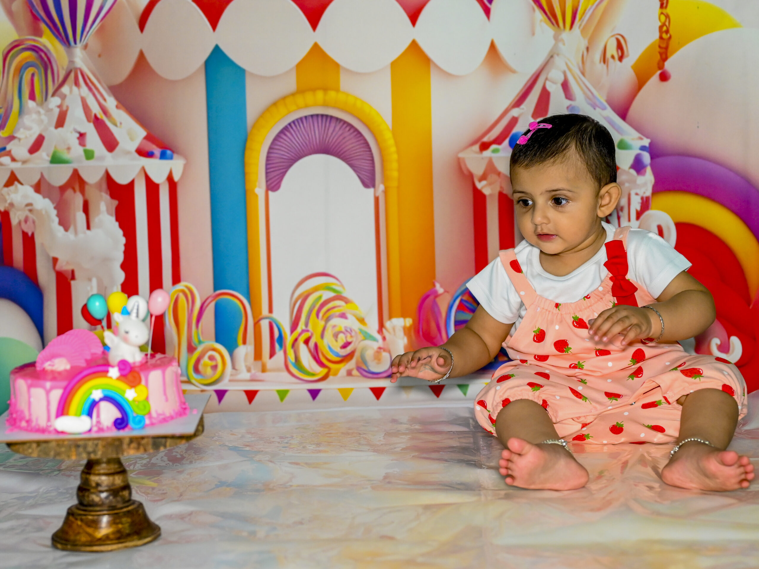 cake smash curious steps