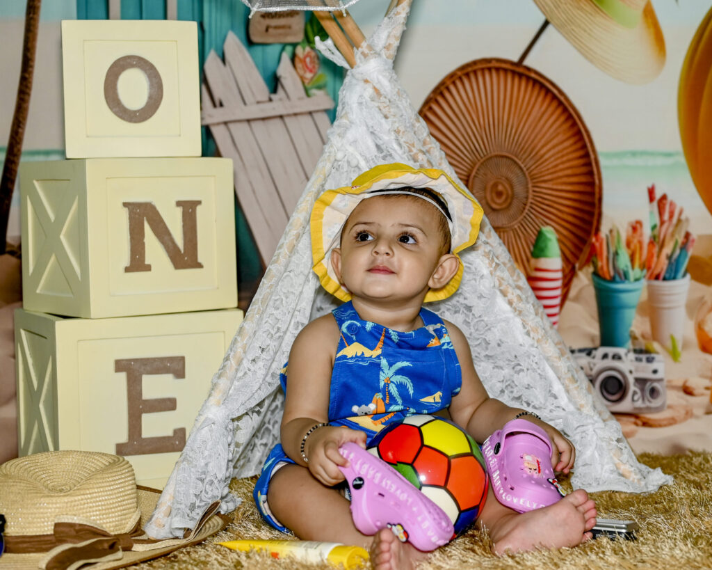 First theme birthday beach bum
