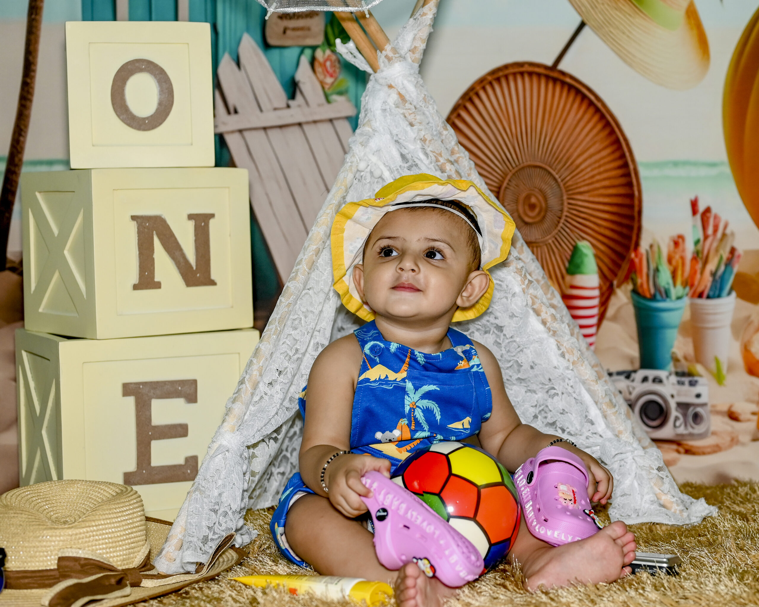 First theme birthday beach bum