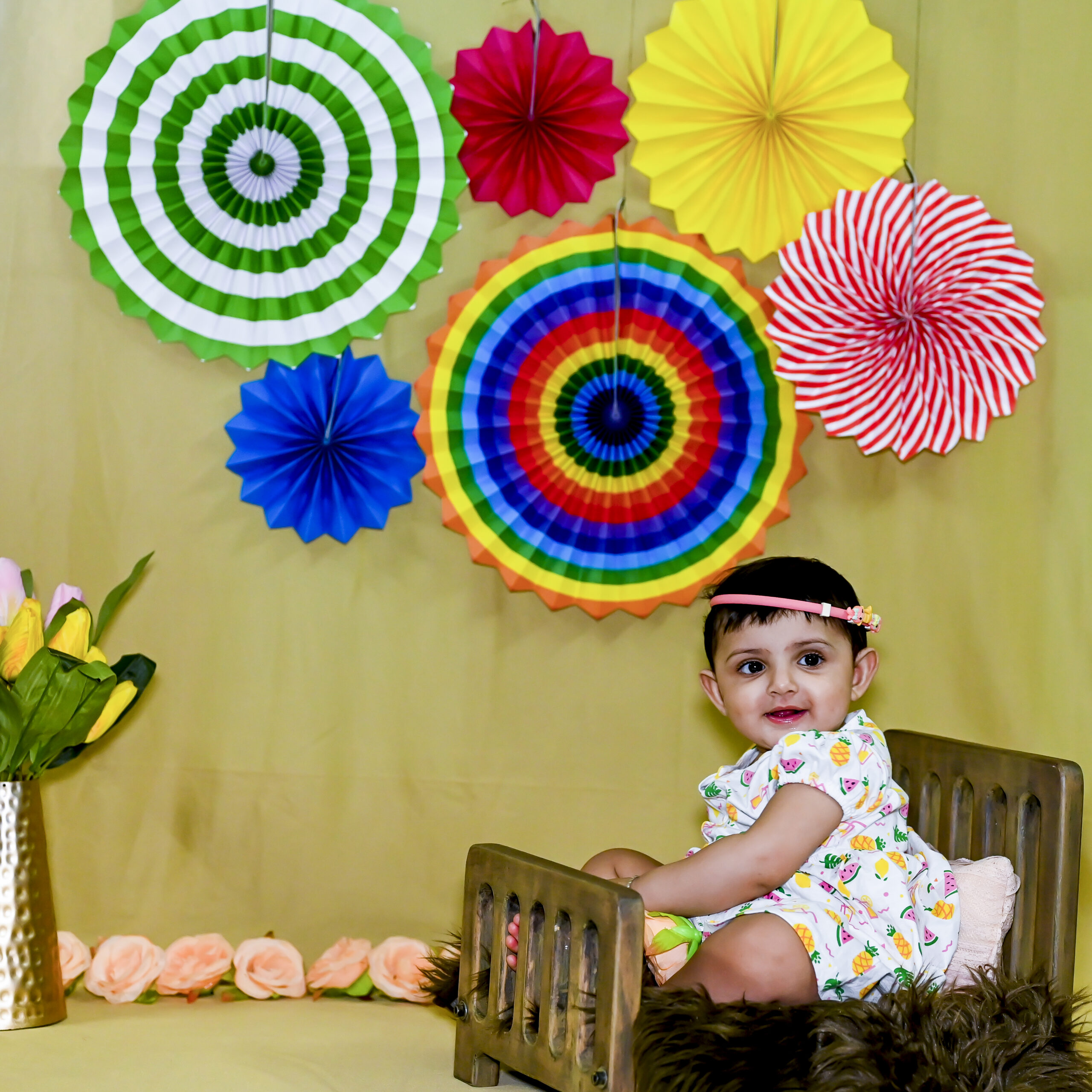 blank canvas paper fan