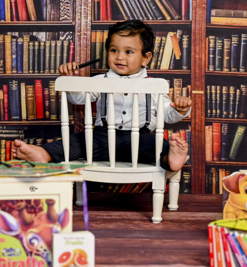 bookworm baby boy photo