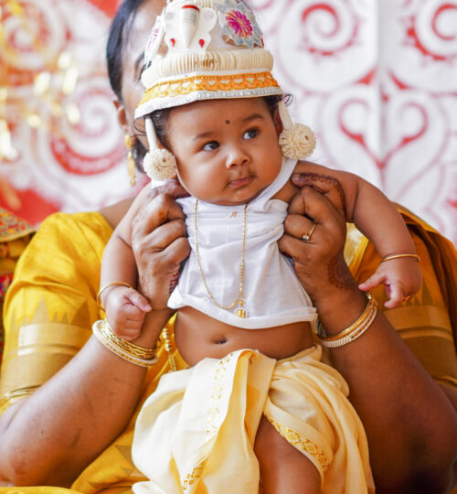 Funny baby expression